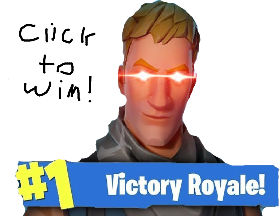 Fortnite Victory Royale Celebration PNG Image