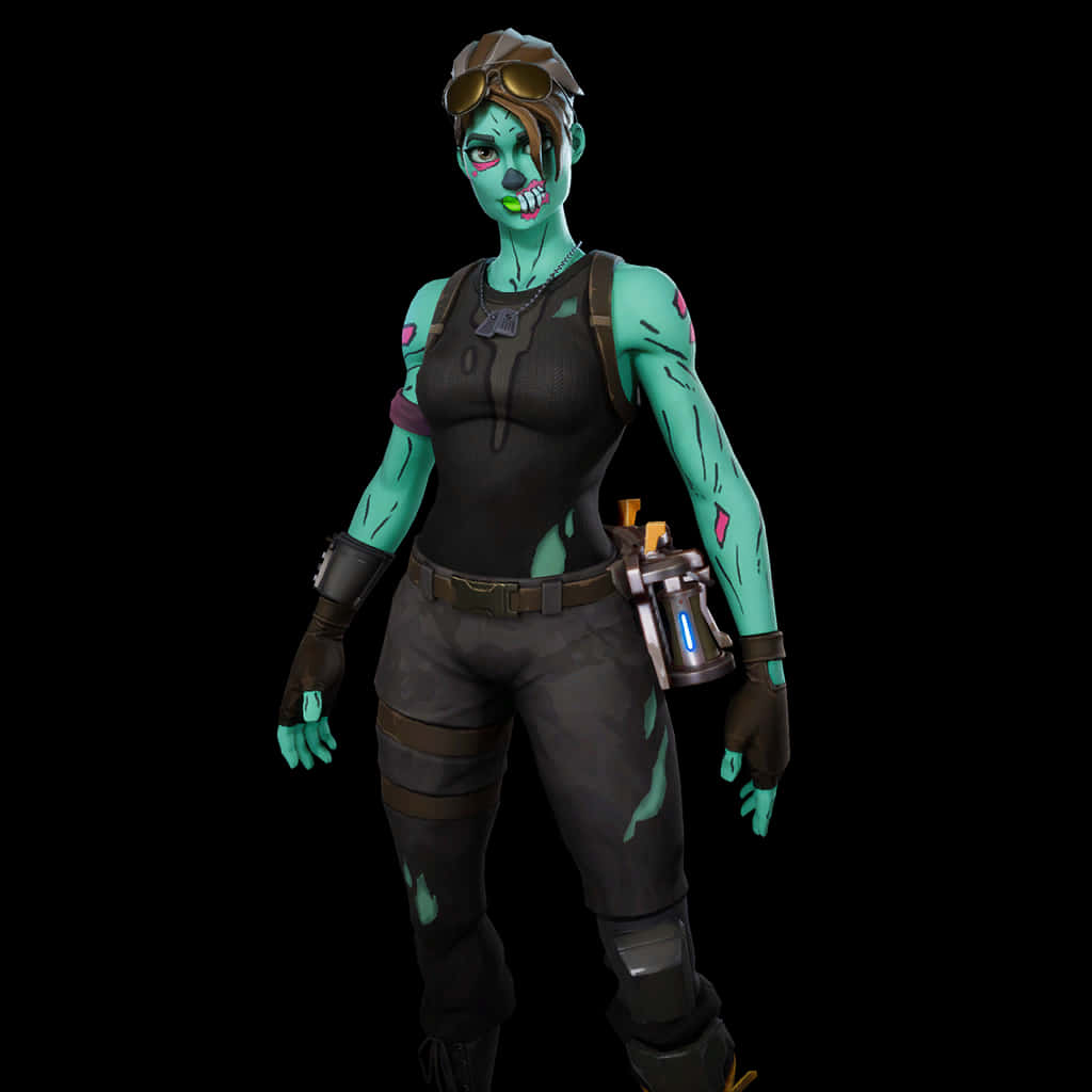 Fortnite Zombie Skin Character PNG Image