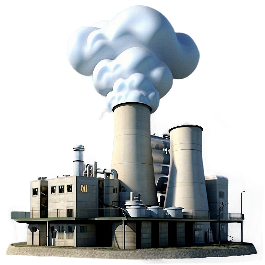 Fossil Fuel Power Plant Png Oaa PNG Image