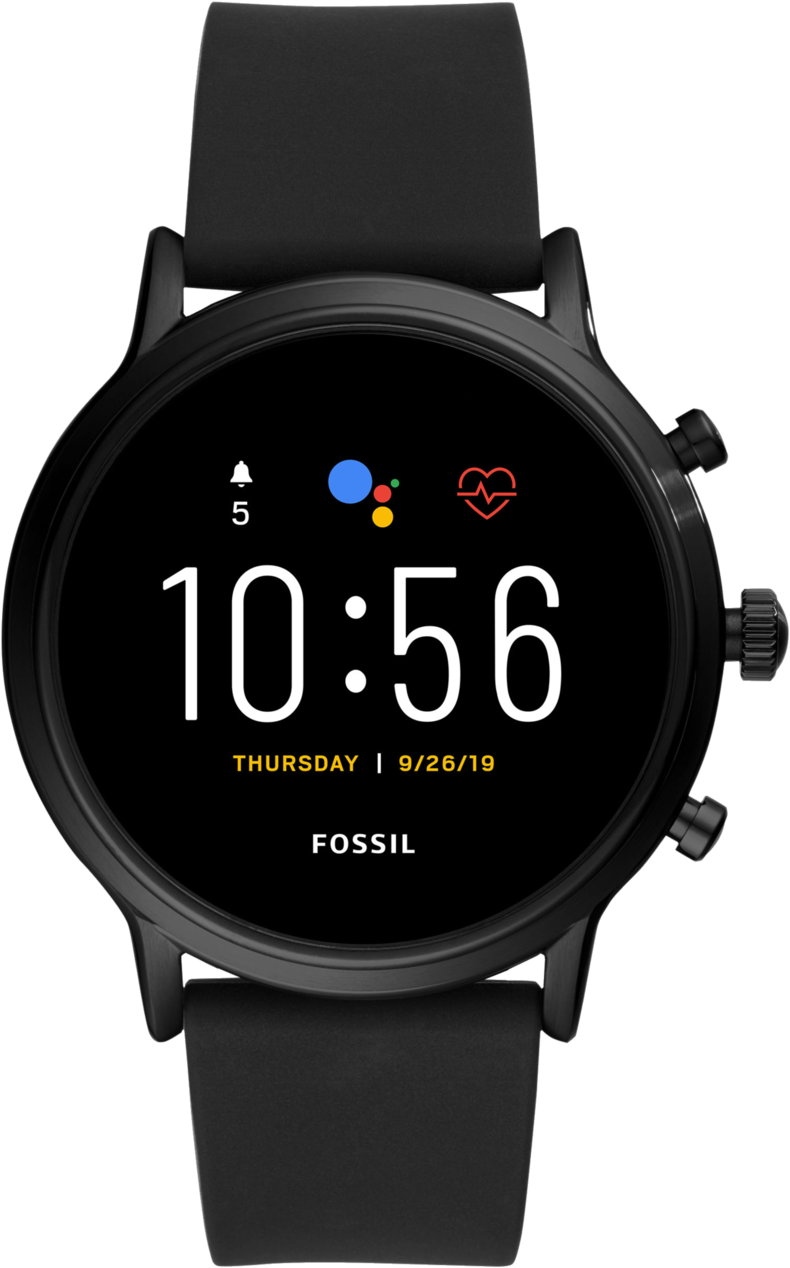 Fossil Smartwatch Display PNG Image