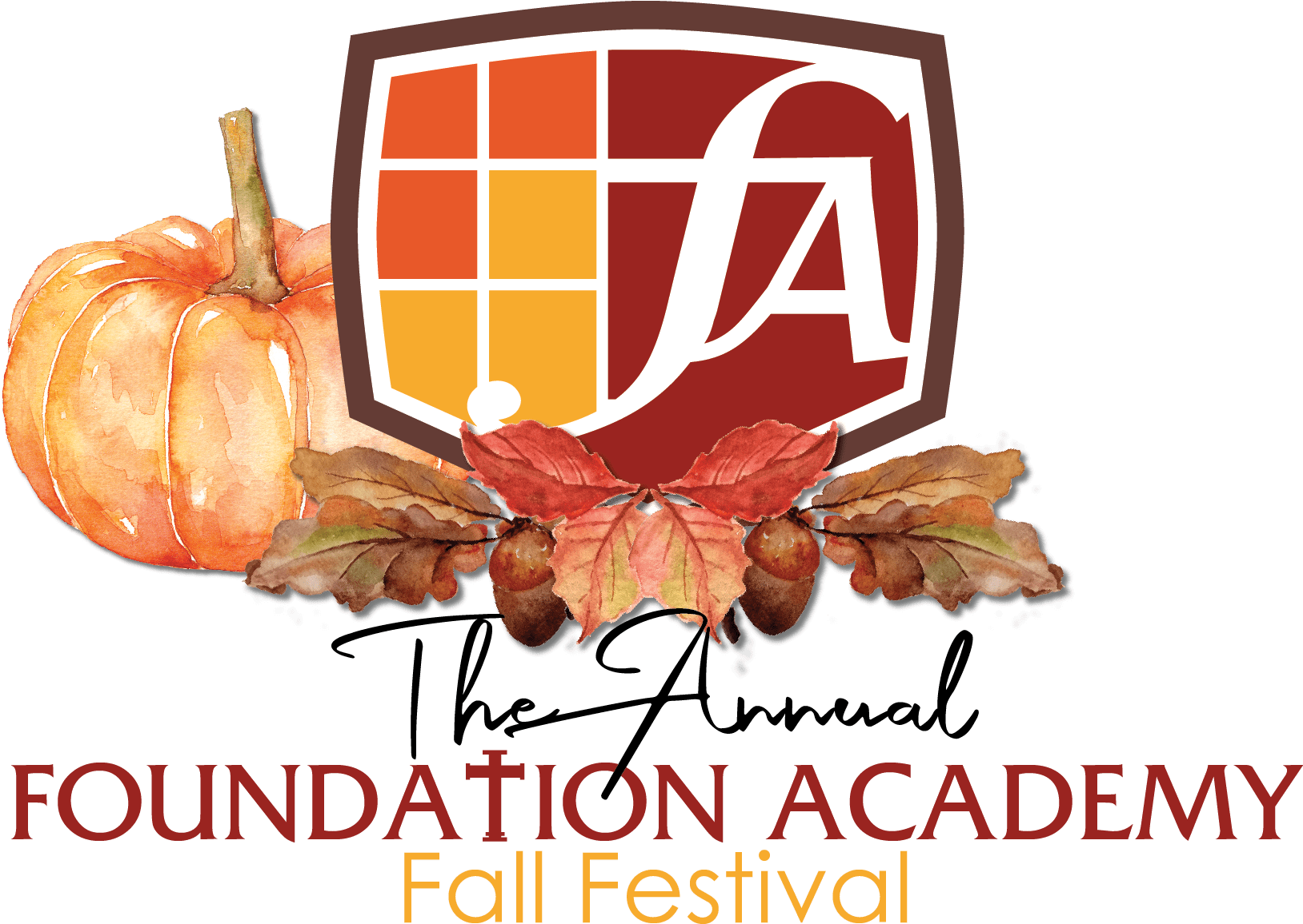 Foundation Academy Fall Festival Logo PNG Image