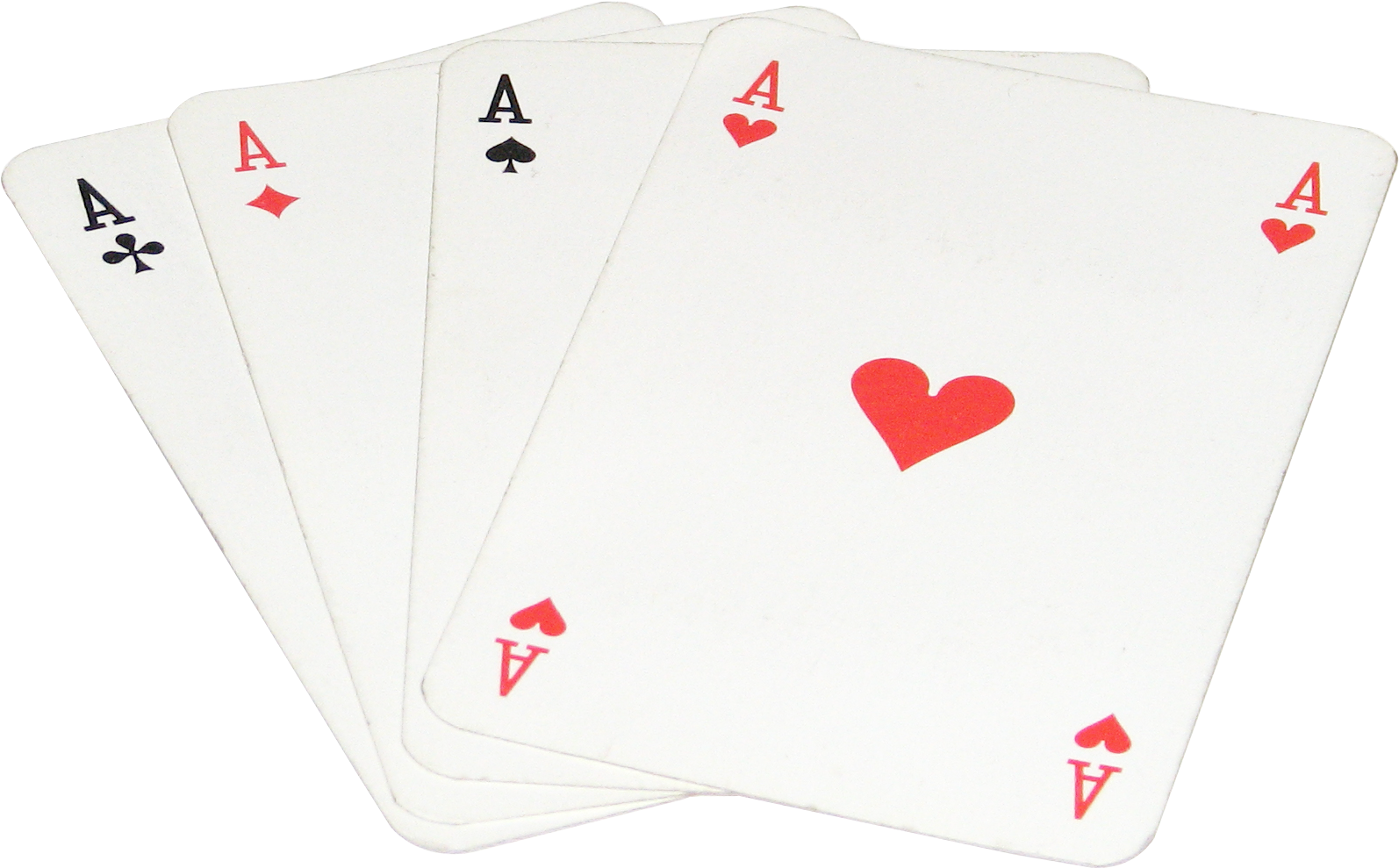 Four Aces Poker Hand PNG Image