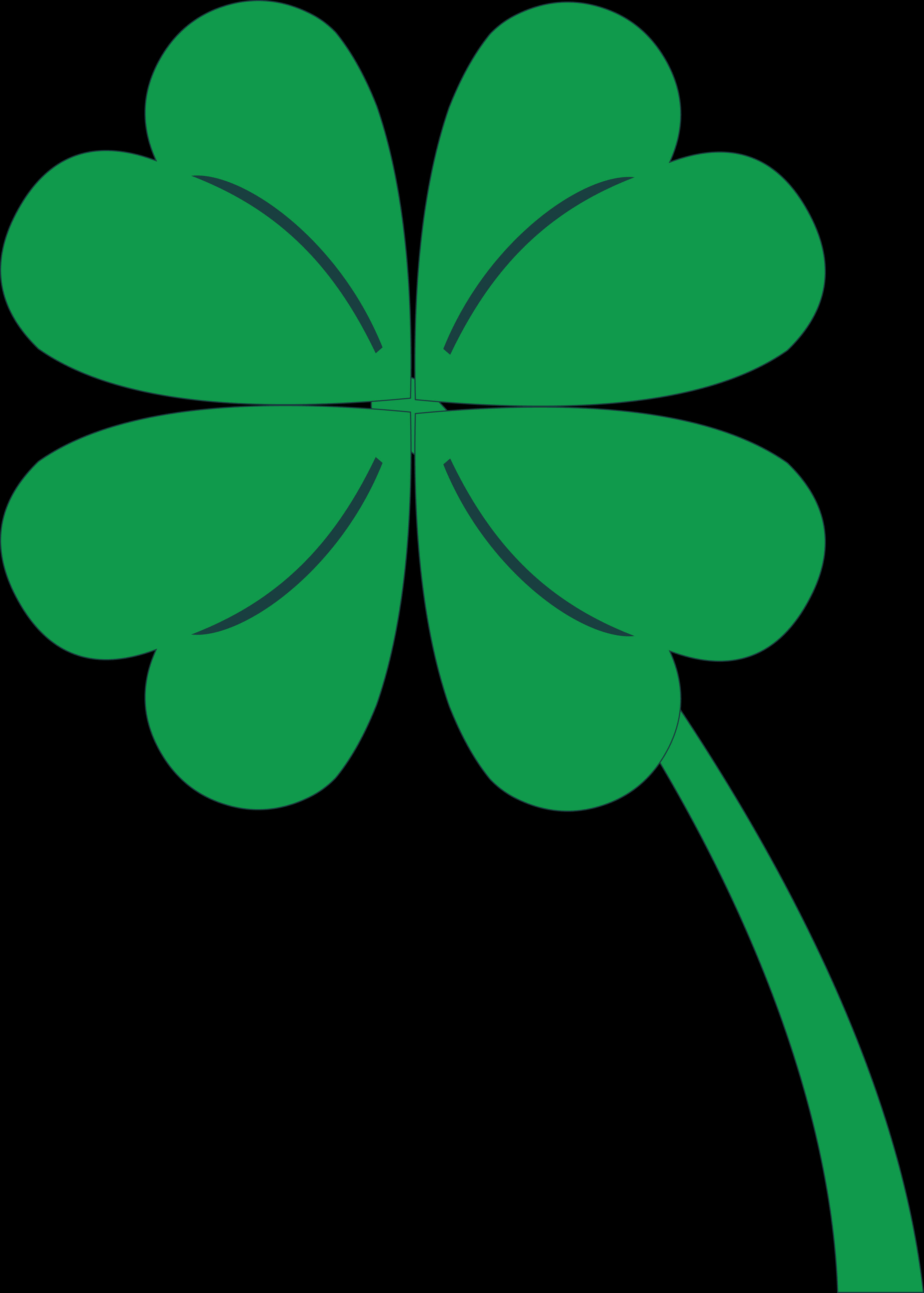 Four Leaf Clover Clipart PNG Image