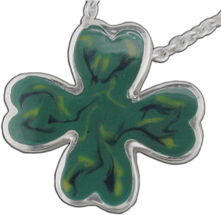 Four Leaf Clover Pendant PNG Image