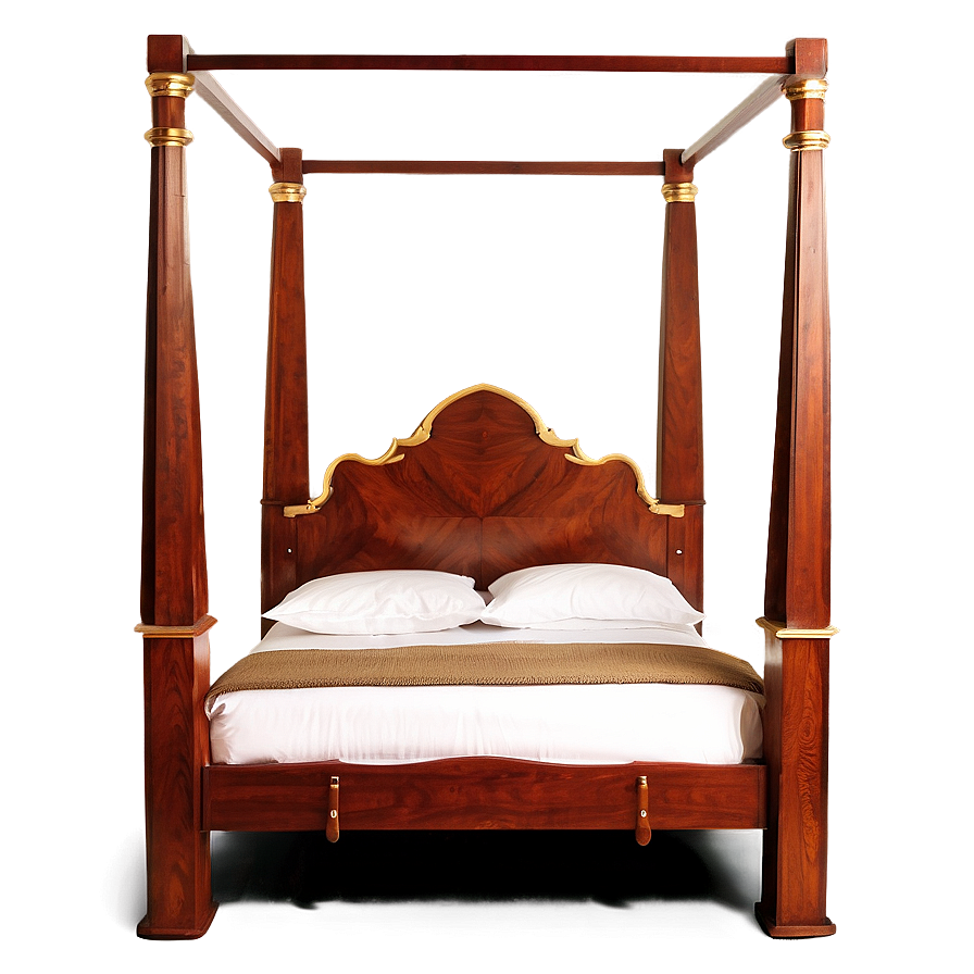 Four Poster Bed Luxury Png 9 PNG Image