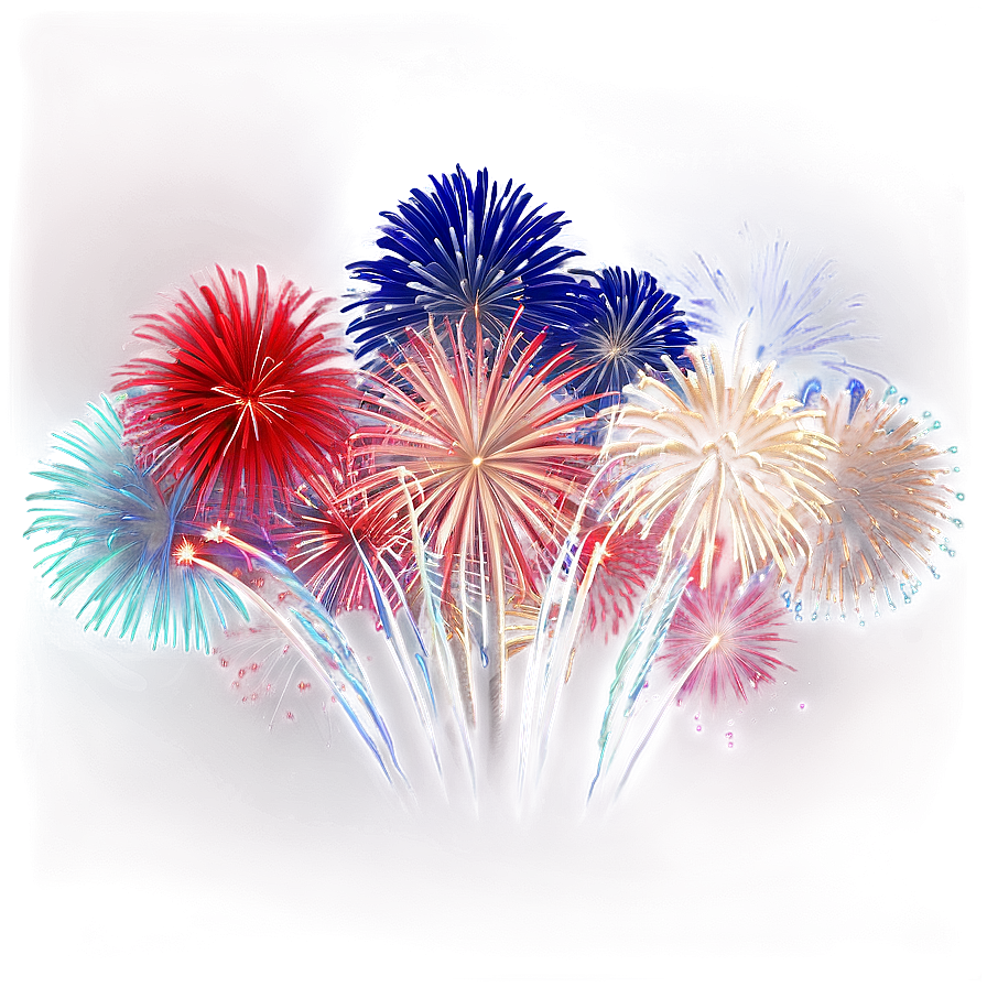 Fourth Of July Fireworks Png Vxl58 PNG Image