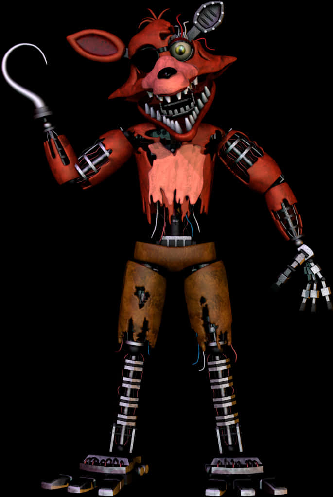 Foxythe Pirate Animatronic PNG Image