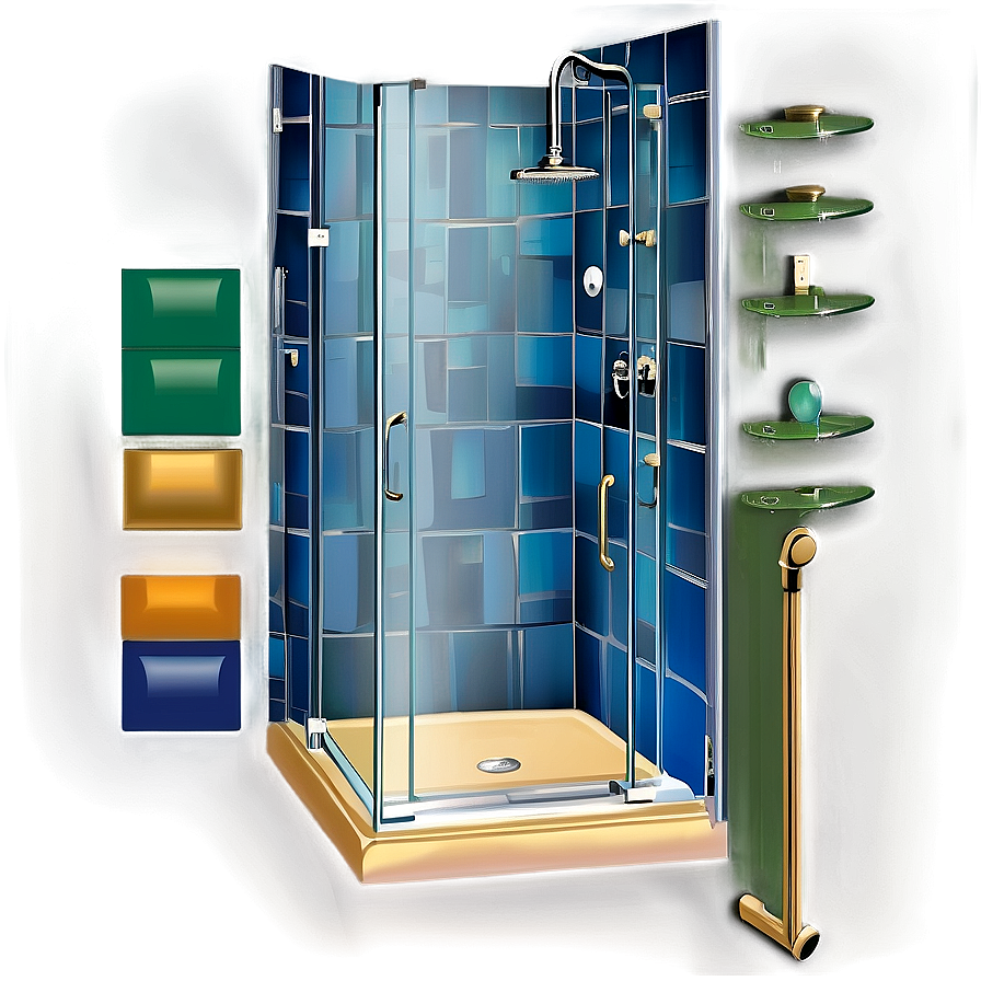 Frameless Shower Door Png Tig82 PNG Image