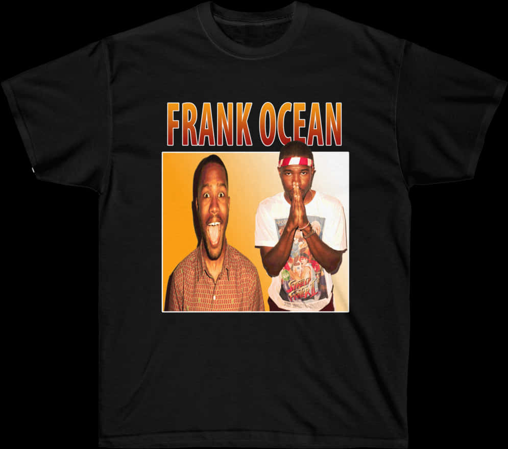 Frank Ocean Graphic T Shirt PNG Image