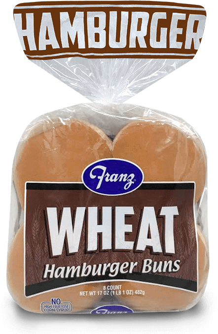 Franz Wheat Hamburger Buns Packaged PNG Image