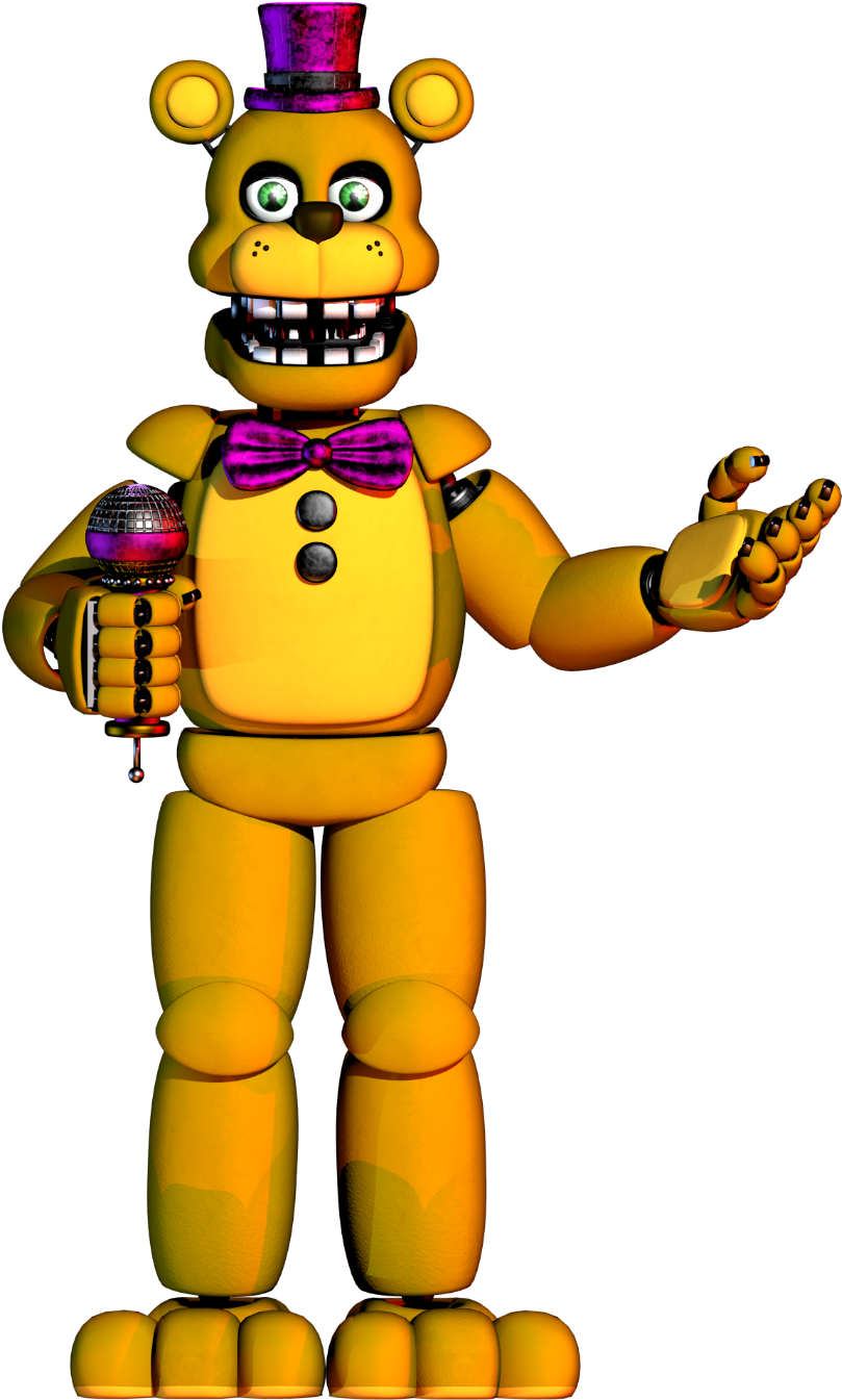 Fredbear Animatronic Character PNG Image