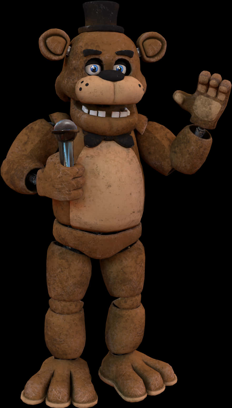 Freddy Fazbear Character Pose PNG Image