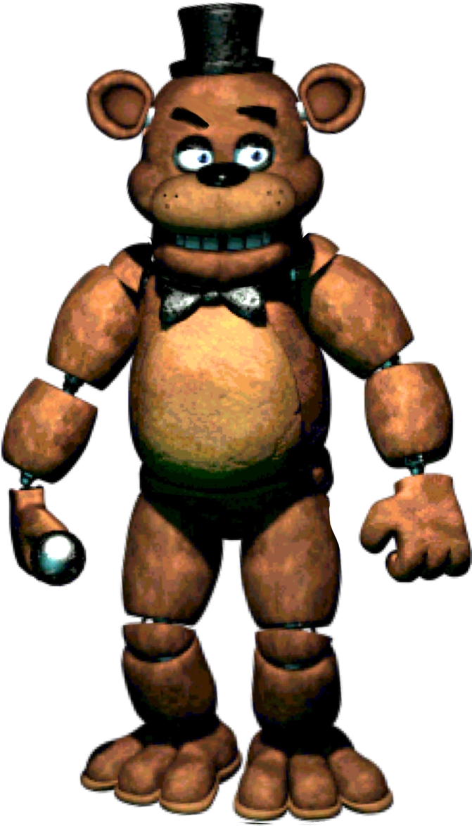 Freddy Fazbear Standing Image PNG Image