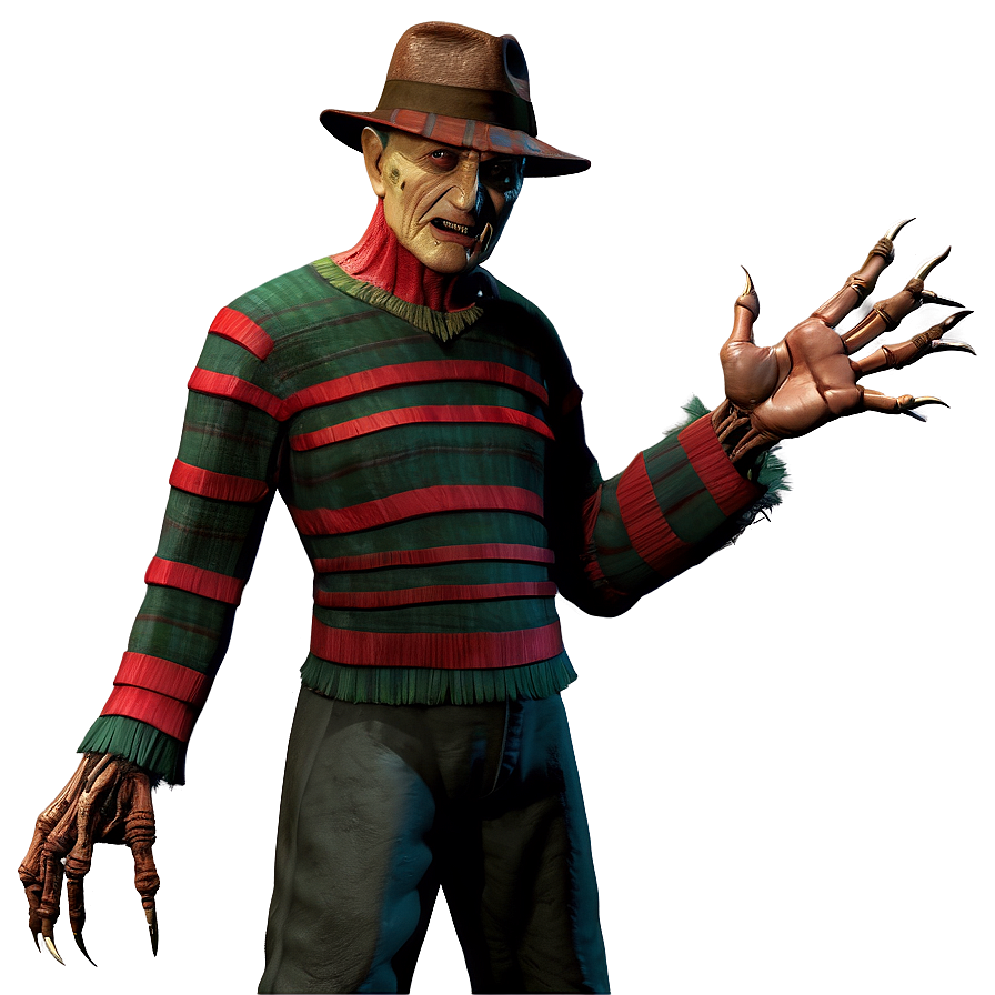 Freddy Krueger Horror Png Vai PNG Image