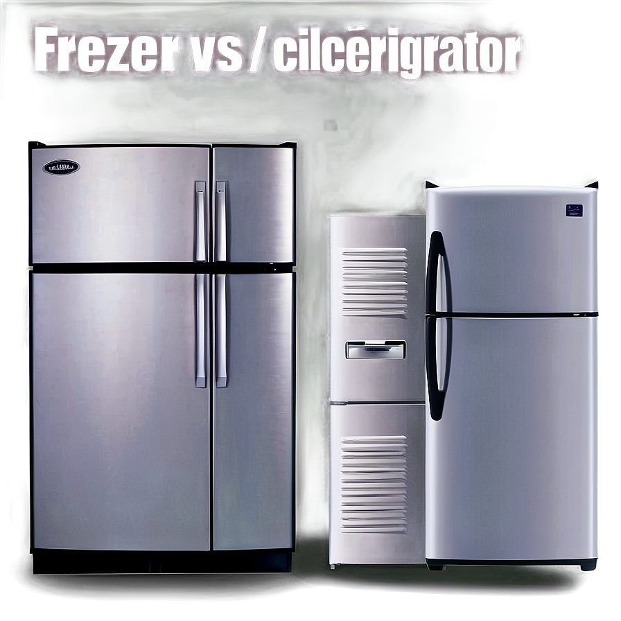 Freezer Vs Refrigerator Differences Png 29 PNG Image