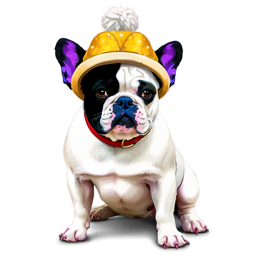 French Bulldog In Hat Png 06202024 PNG Image