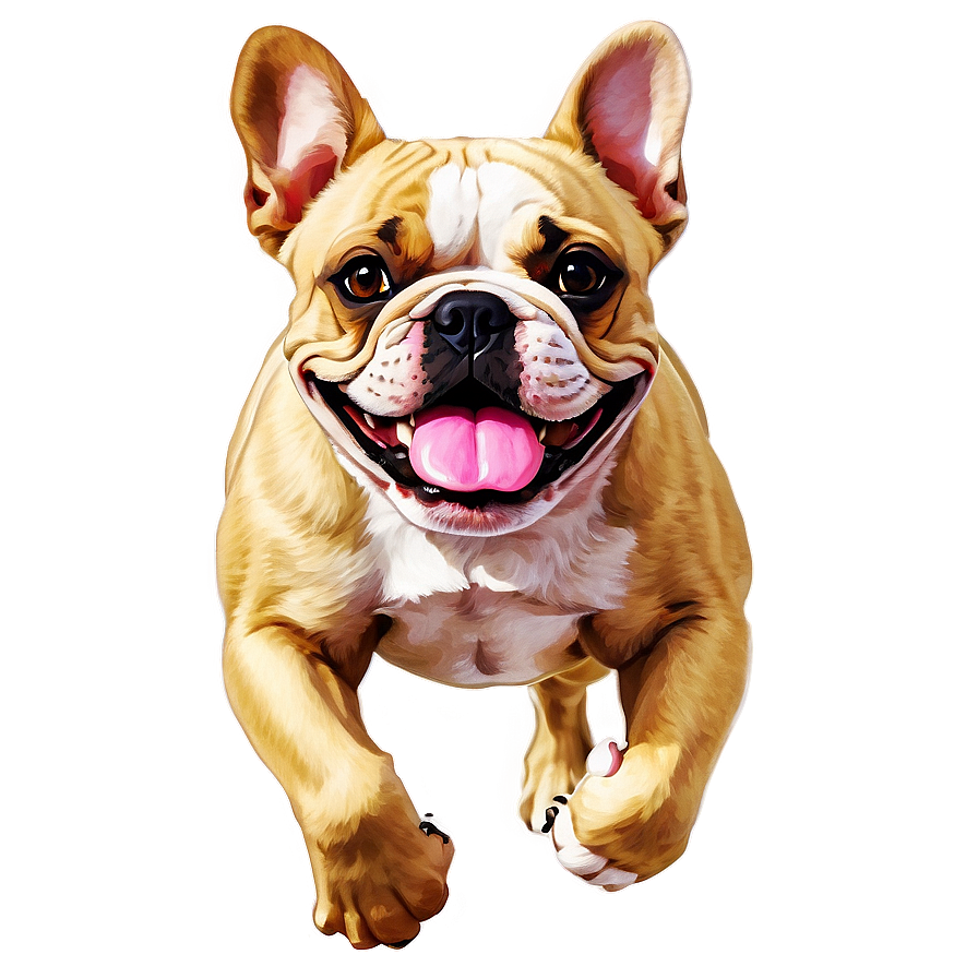 French Bulldog Running Png Llu PNG Image