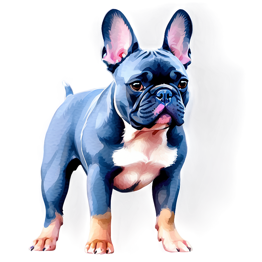 French Bulldog Watercolor Png Yrx PNG Image