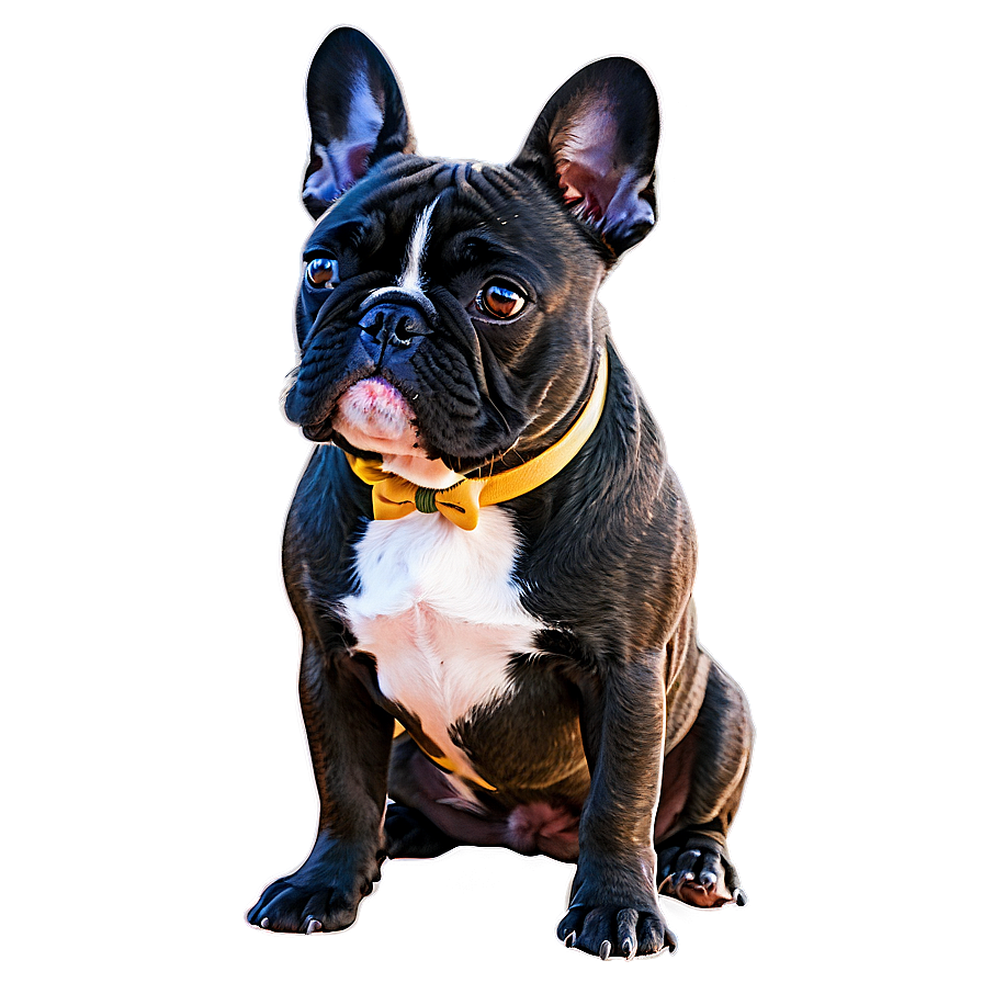 French Bulldog With Bow Png 74 PNG Image