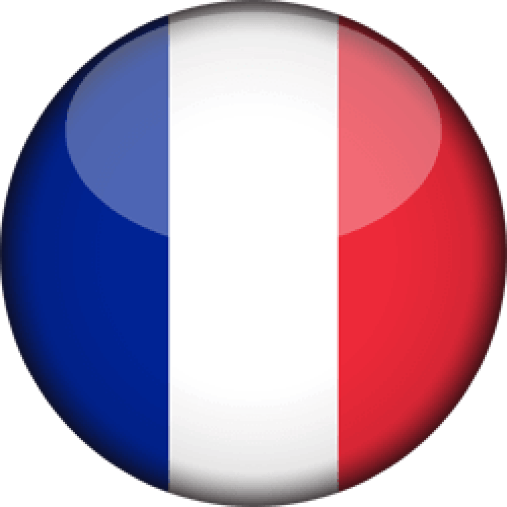 French Flag Ellipse PNG Image