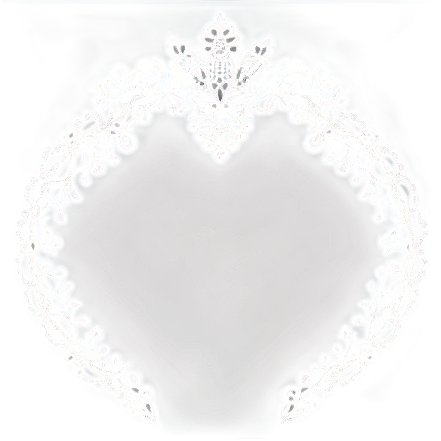 French Lace Applique Png 68 PNG Image