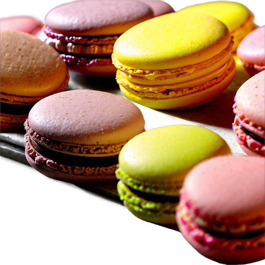 French Macarons Assortment Png Rmq48 PNG Image