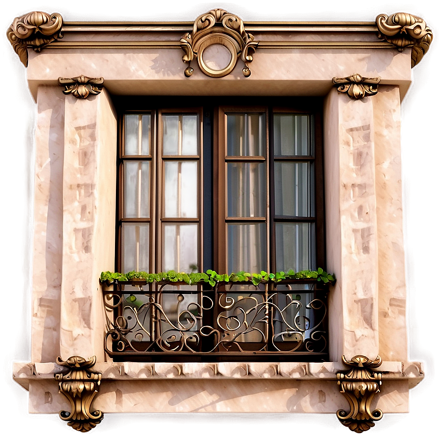 French Style Balcony Png Cup48 PNG Image