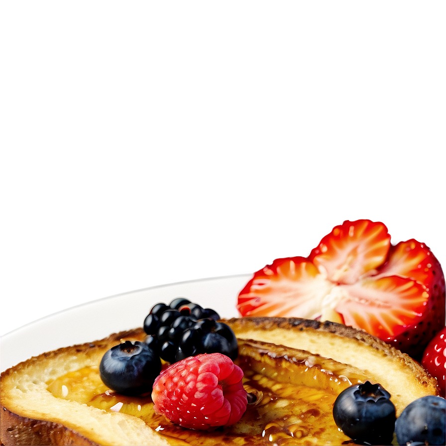 French Toast Plate Png 05212024 PNG Image