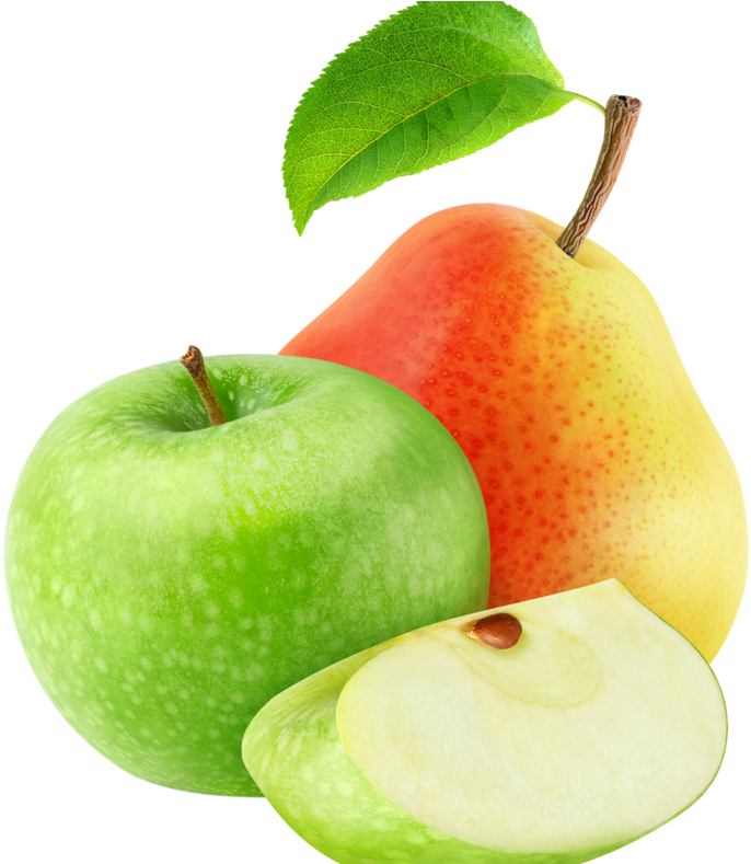 Fresh Appleand Pear Vinegar Ingredients PNG Image