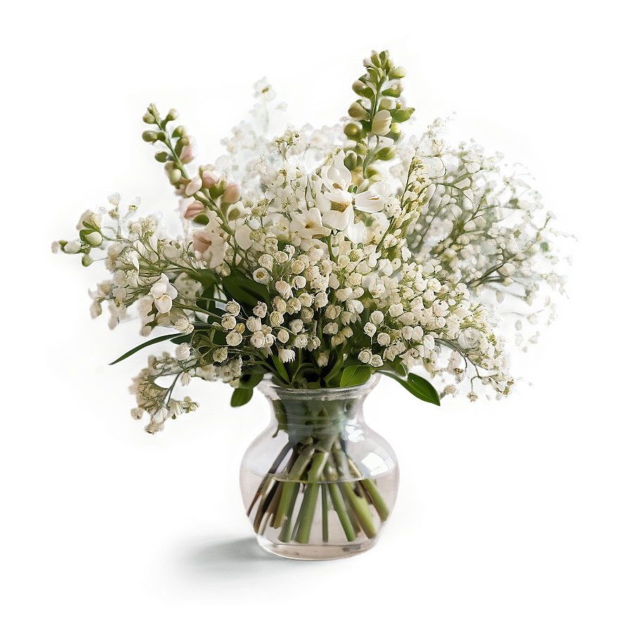 Fresh Baby's Breath Arrangement Png 19 PNG Image