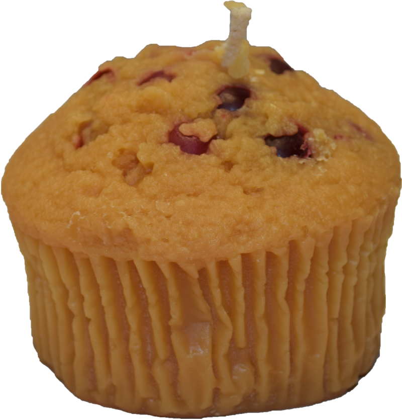 Fresh Baked Cranberry Muffin PNG Image