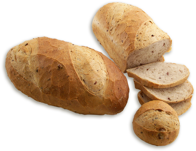 Fresh Baked Rosemary Bread Loaves PNG Image