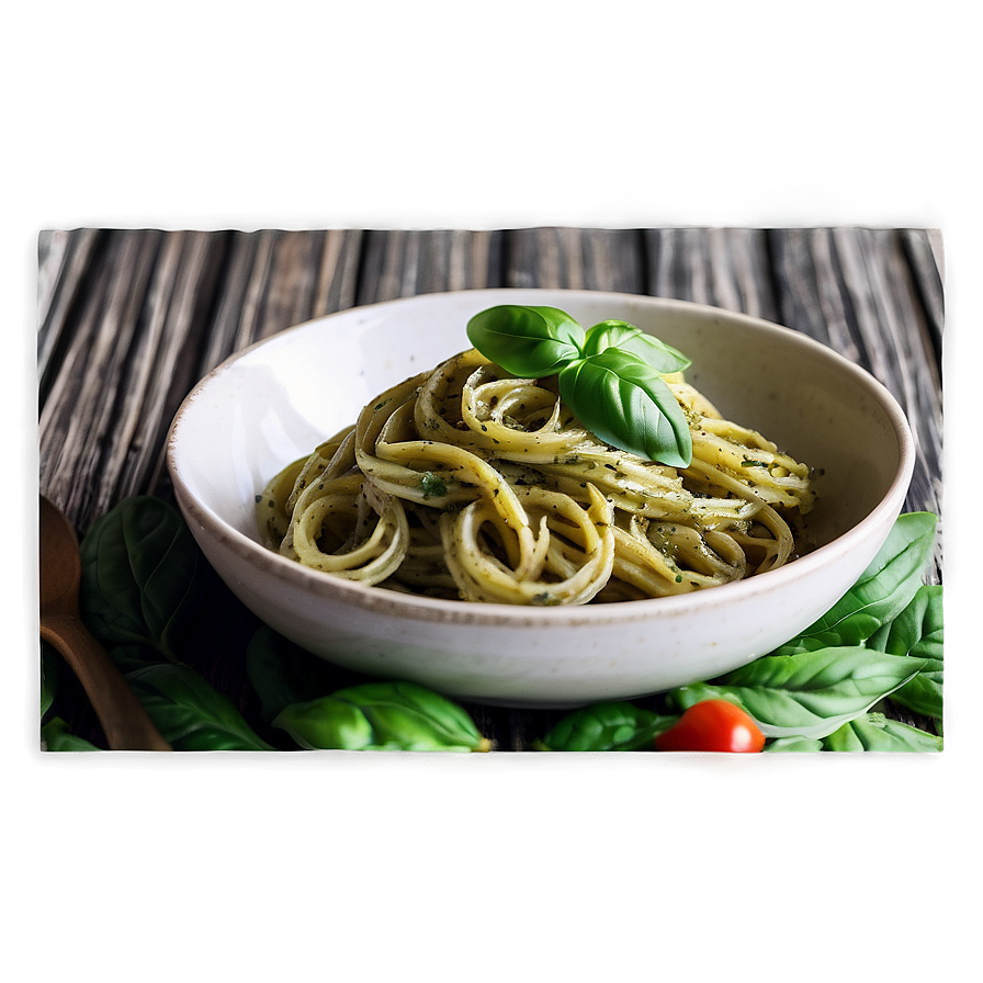 Fresh Basil Pesto Pasta Png 05232024 PNG Image