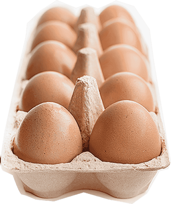 Fresh Brown Eggsin Carton PNG Image