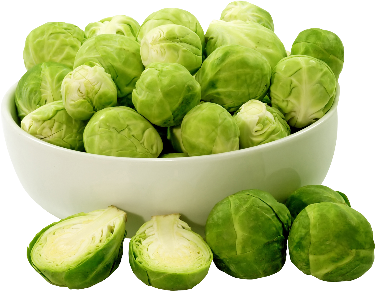 Fresh Brussels Sproutsin Bowl PNG Image