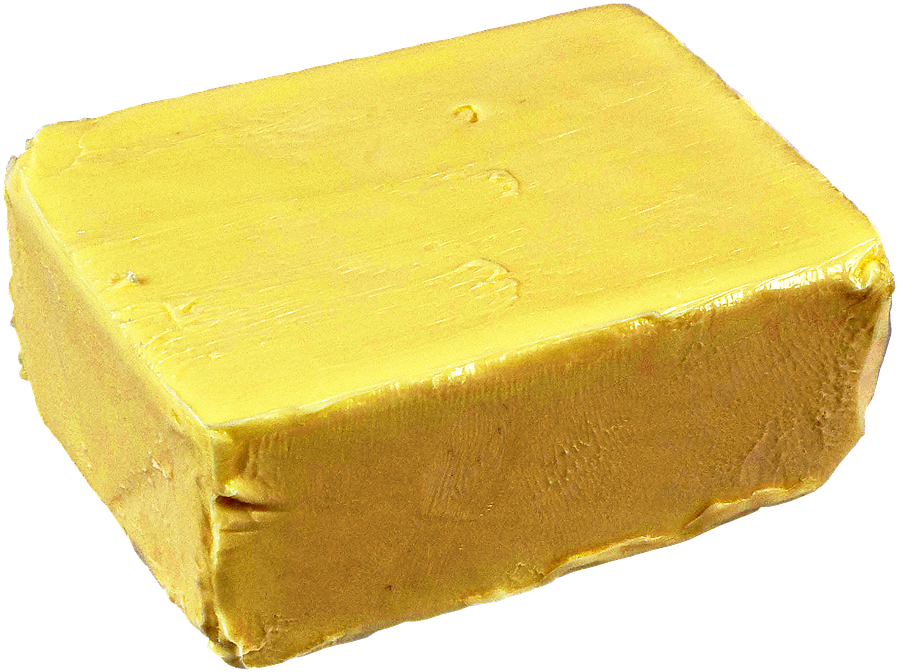 Fresh Butter Block PNG Image