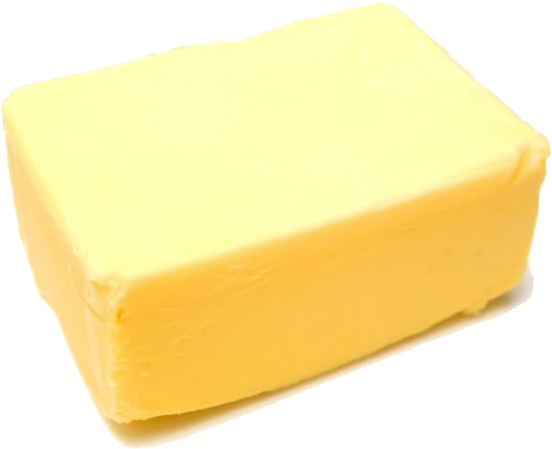 Fresh Butter Block PNG Image