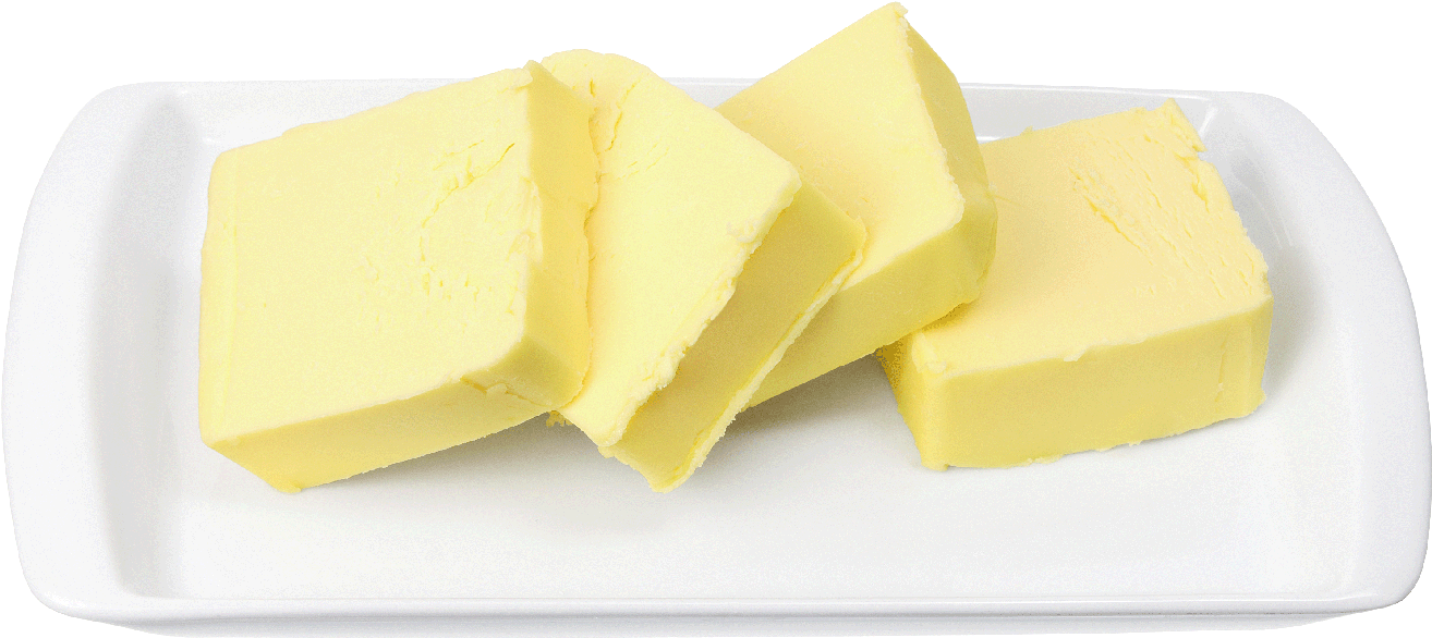 Fresh Butter Blockson Plate PNG Image