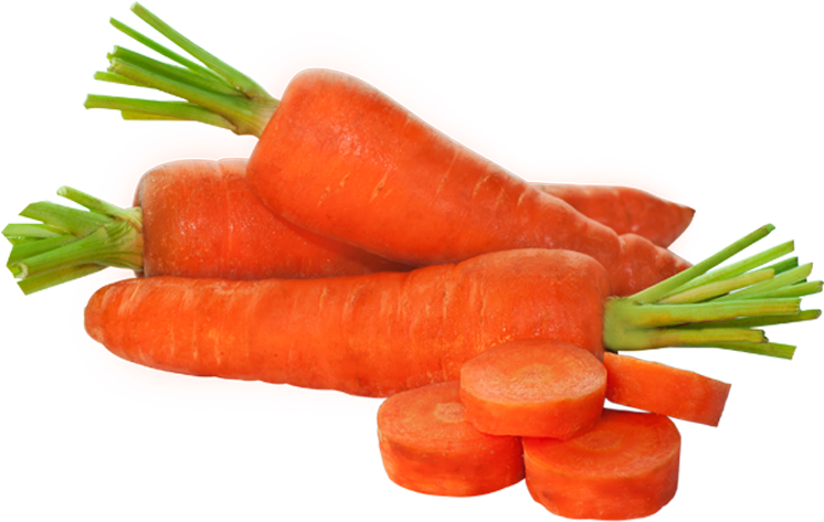 Fresh Carrotsand Slices.png PNG Image