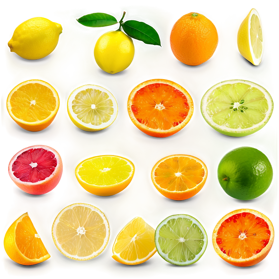 Fresh Citrus Fruits Png Fae PNG Image