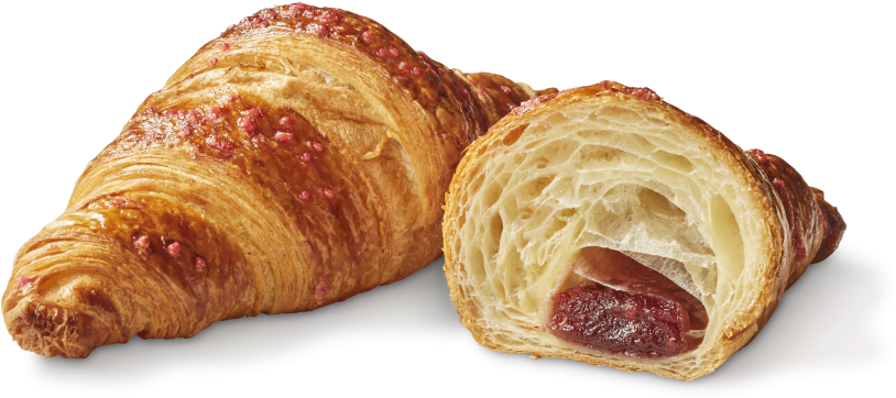 Fresh Croissantwith Filling PNG Image