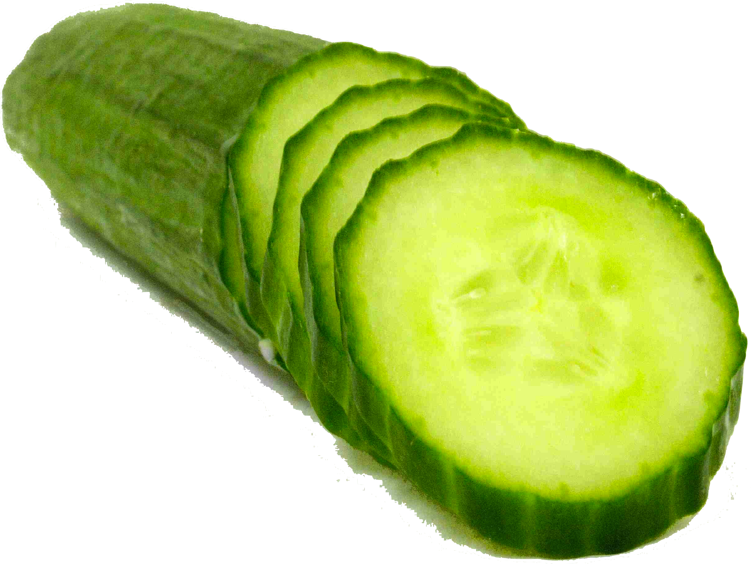 Fresh Cucumber Slices.png PNG Image