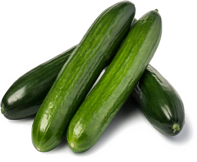 Fresh Cucumbers Isolated Background PNG Image