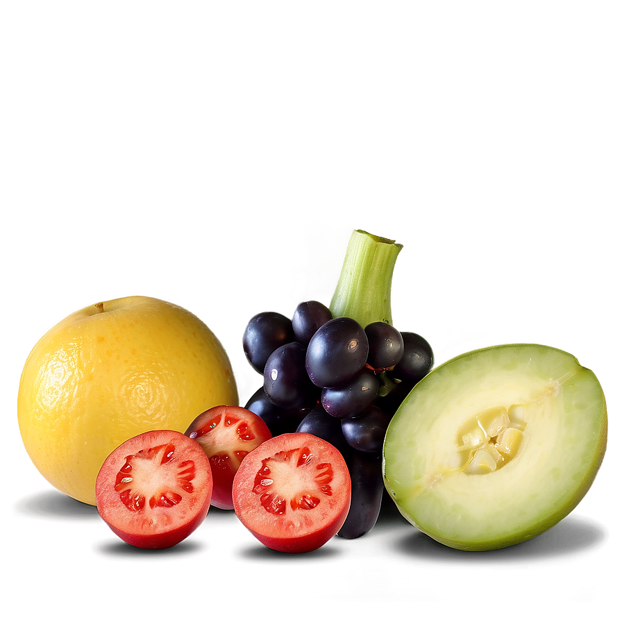 Fresh Cut Fruits Veggies Png Lte70 PNG Image