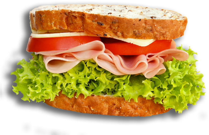 Fresh Deli Sandwich Multigrain Bread PNG Image