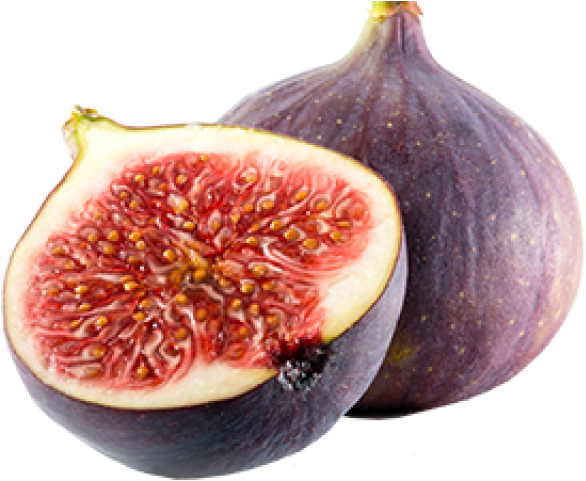 Fresh Figs Cutand Whole PNG Image