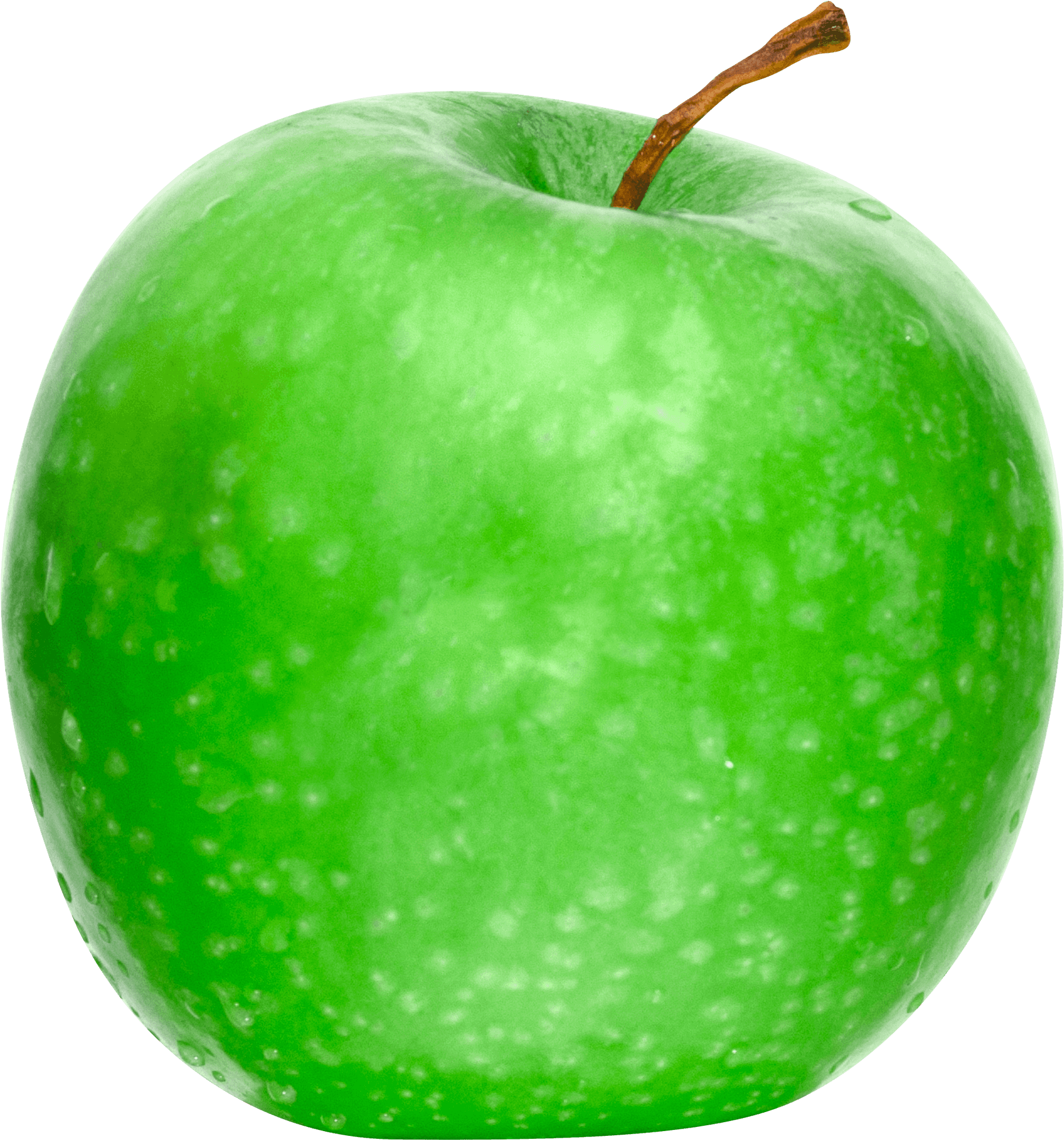 Fresh Green Apple Isolated PNG Image