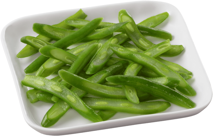 Fresh Green Beansin Bowl PNG Image