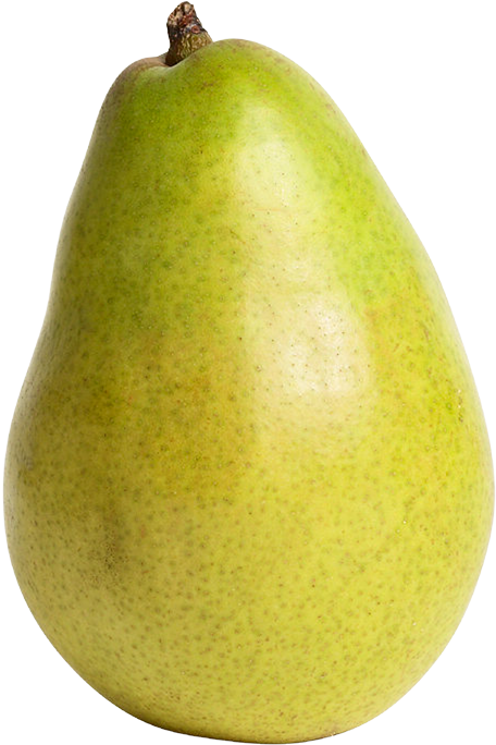 Fresh Green Pear Isolated PNG Image