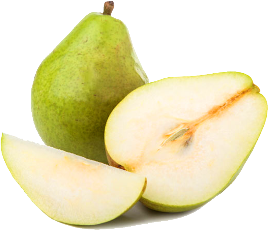 Fresh Green Pearand Slices.png PNG Image